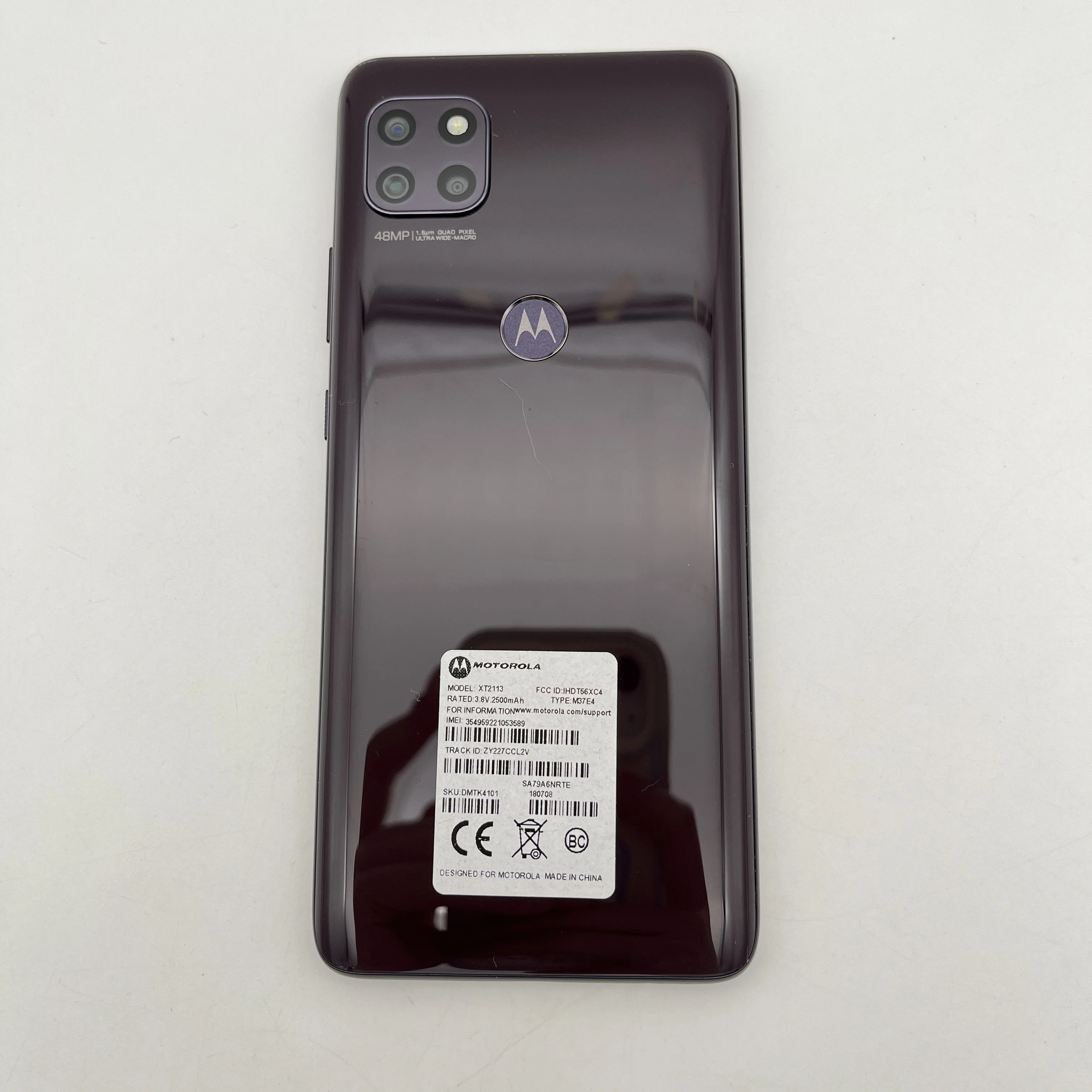 هاتف موتورولا وان 5G Ace XT2113 5G الذكي وحدة المعالجة المركزية كوالكوم سنابدراجون 750G 5G شاشة 6.7 بوصة بصمة أندرويد 10 هاتف مستعمل