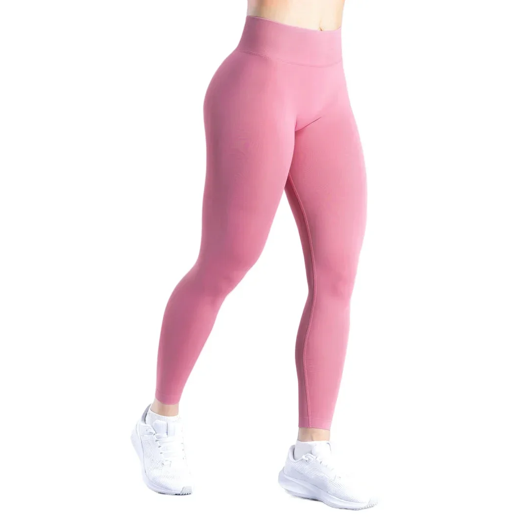 TEVEO Seamless Edit Leggings Women Soft Workout Tights Fitness Outfits Yoga Pants High Waisted Gym Wear Spandex Leggings