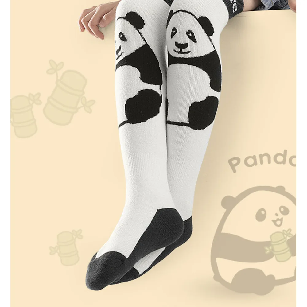 Tuoye Fun Children's Skiing Socks for Boys Girls, Long Warm High Tube Breathable Elastic Sports Socks, Autumn and Winter_voghion.com