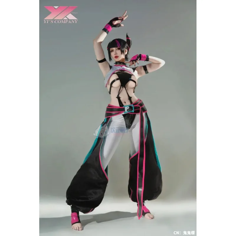 

Игры аниме New Street Fighter костюмы для косплея Han Juri Косплей Персонаж униформа Одежда для выступления Хэллоуин Карнавал стоимость