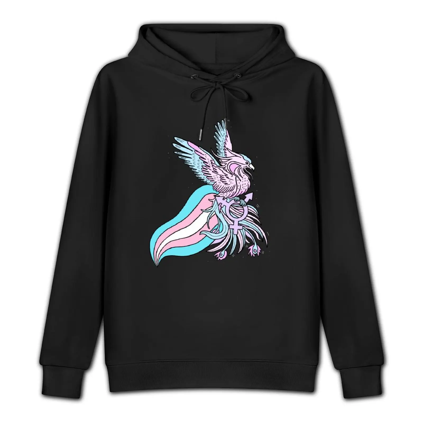 Trans Phoenix LGBT Transgender Pride Flag Pullover Hoodie winter clothes new features of hoodies & sweatshirts