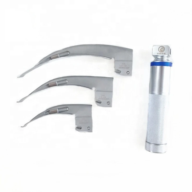 Price Favorable Medical adult-use bulb laryngoscope with reusable blades and spare professional lamps