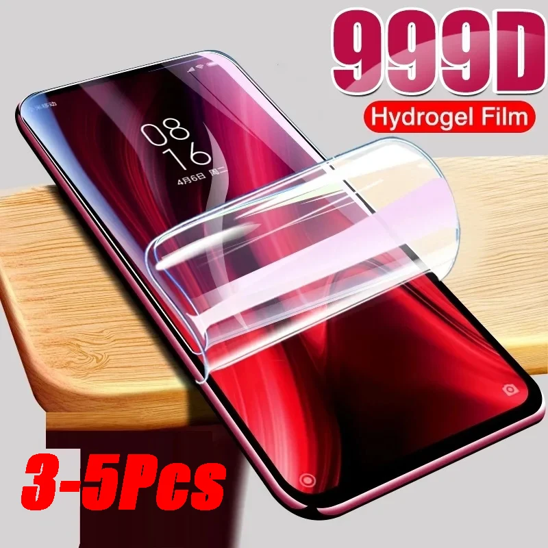

3-5Pcs Hydrogel Film For Xiaomi Mi 9 8 SE 9T Pro Max 2 3 Screen Protector Mi 9 8 A3 A2 Lite 6 6X Mix 2 2S 3 Play Protective Film
