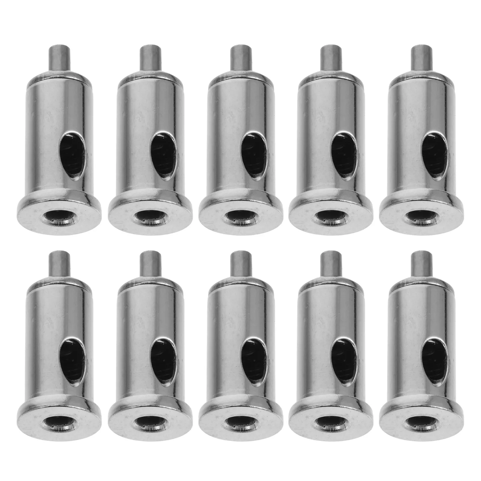 10pcs Wire Rope Clamp Stainless Steel Cable Clip For Tension Fastening Outdoor Fence Deck Railing Secure Installation - view 2
