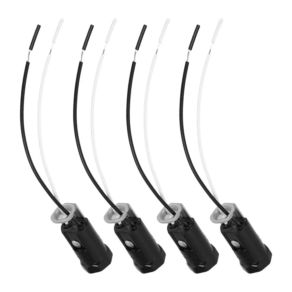 

4pcs E12 Lamp Holder Cord Candelabra Socket Plug-In Base Electric Bulb Socket For Led Chandelier Wall Table Lamp Lighting