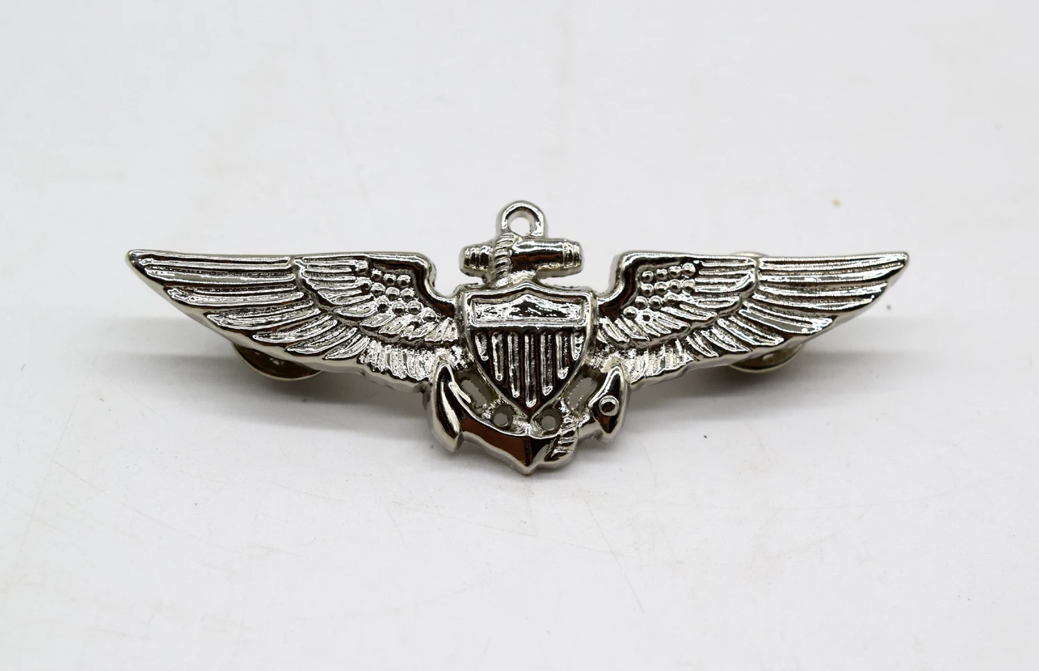 

Siliver US Aviators Wings Metal Pin Badge
