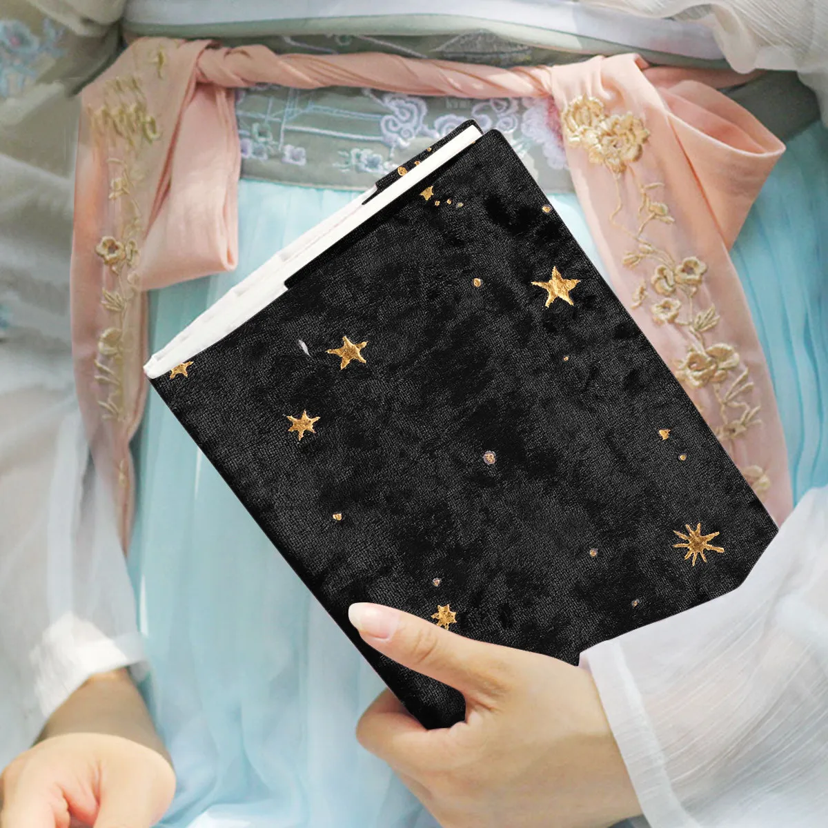 

Тканевый защитный чехол для книг с тисненым дизайном, обложка для дневника, блокнота, ежедневника, планировщика, для чтения