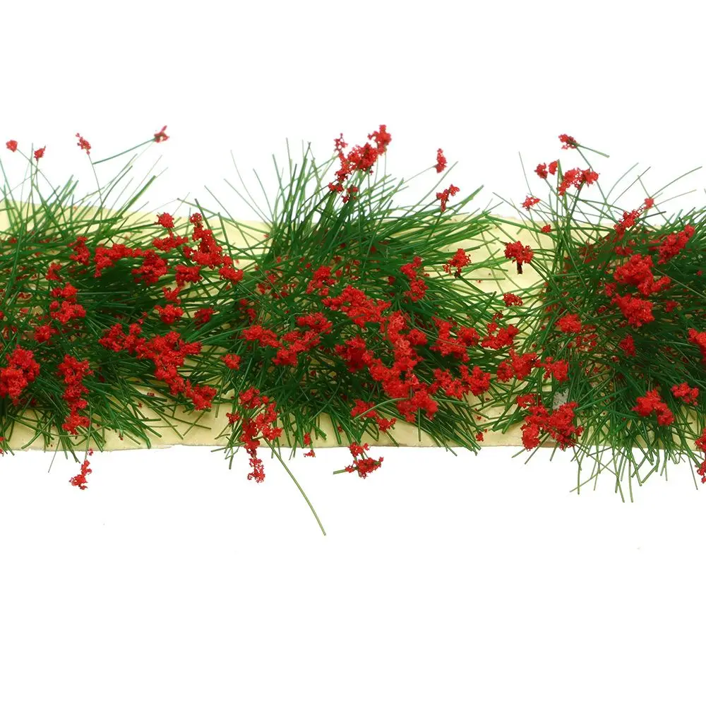 9*1*0.6cm Sand Table Building Layout Flower Cluster Miniature Garden Decor Landscape Wargame Grass Tufts
