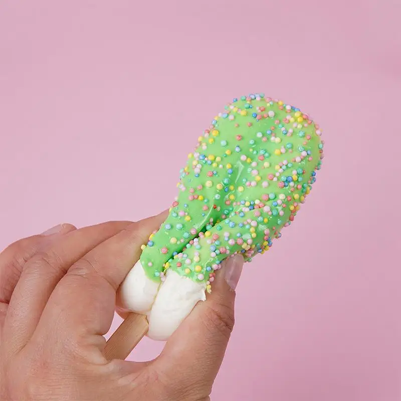 PU Soft Elastic Ice Cream Pinch Toy Soft Slow Expansion Pressure Relief Children's Toy Children's Gift