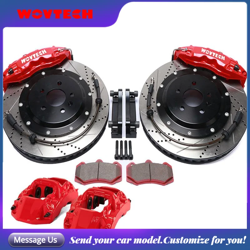 Factory Big Brake Kit 6 Pot Caliper with 380mm Rotor Disc 20 Inch Custom Front Wheels for Hummer H2 2009