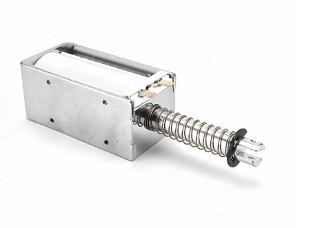 

Электромагнит толкающе-тянущего типа, соленоид для открытия и закрытия, 24В 220В, длинный ход 60 мм, высокая тяга 15 кг
