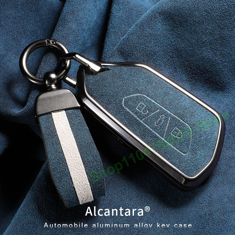 

Car Suede Key Case Shell Keychain for Volkswagen Golf 8 Id4 Id3/id6x Interior Decoration Accessories