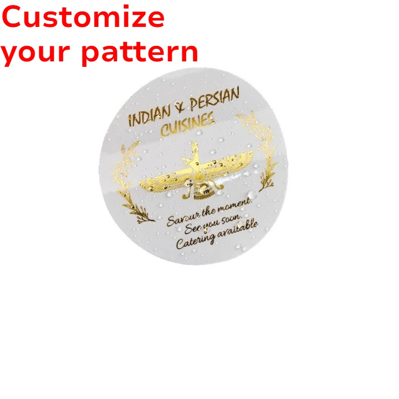 2000pcs Size 5x3cm Self-adhesive Waterproof Stickers Multi-pattern Vinyl Decals for Home Office Stationery Decoration
