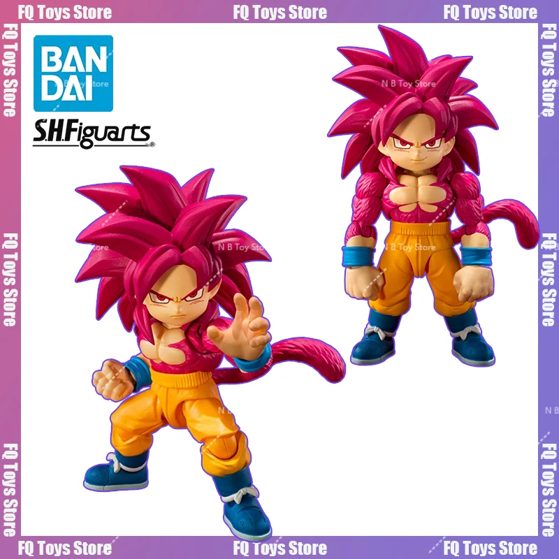 

Coming Soon Original Bandai S.H.Figuarts Shf Dragon Ball -DAIMA- SSJ4 Son Goku Action Animation Model Toy Collection Gift