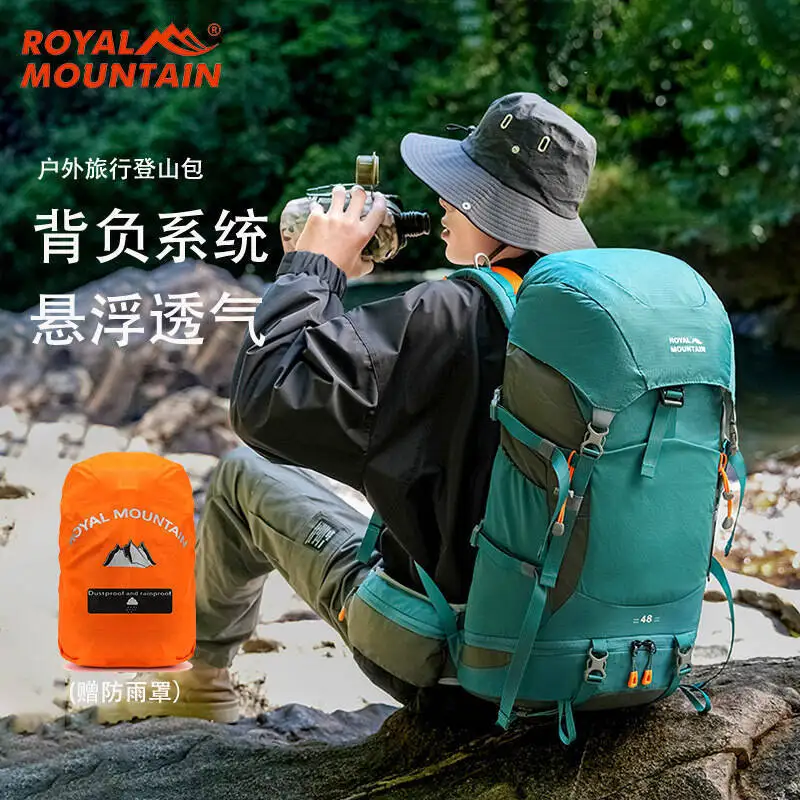 New Mountaineering Bag New Quality Nylon 50L Large Capacity Lightweight Hiking Outdoor Gear Sports Backpack Men's Women's