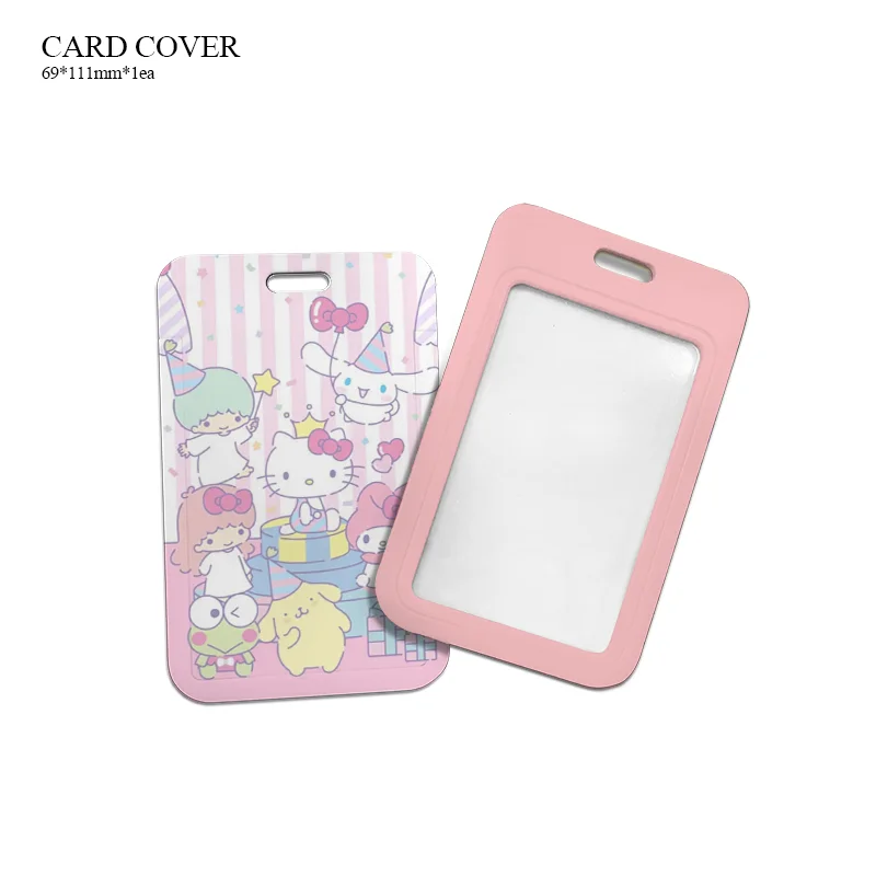 Подарочная коробка с героями мультфильмов аниме Sanrio Hello Kitty KUROMI MELODY Lomo, карты, фотокарточки, прозрачный стоячий знак, держатель для карт, подарочный набор