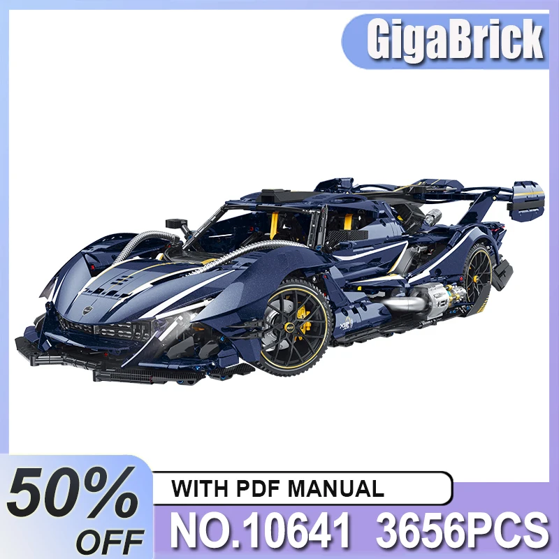 

Пользовательские GULY 10641 MOC, техническая яркая скорость, модель спортивного автомобиля, строительные блоки, сборка, гоночные игрушки «сделай сам», рождественские подарки для детей