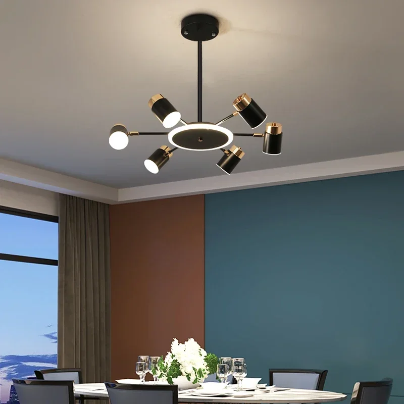 Modern Minimalist Led Chandelier for Living Dining Room Food Tables Kitchen Bedroom Pendant Lights