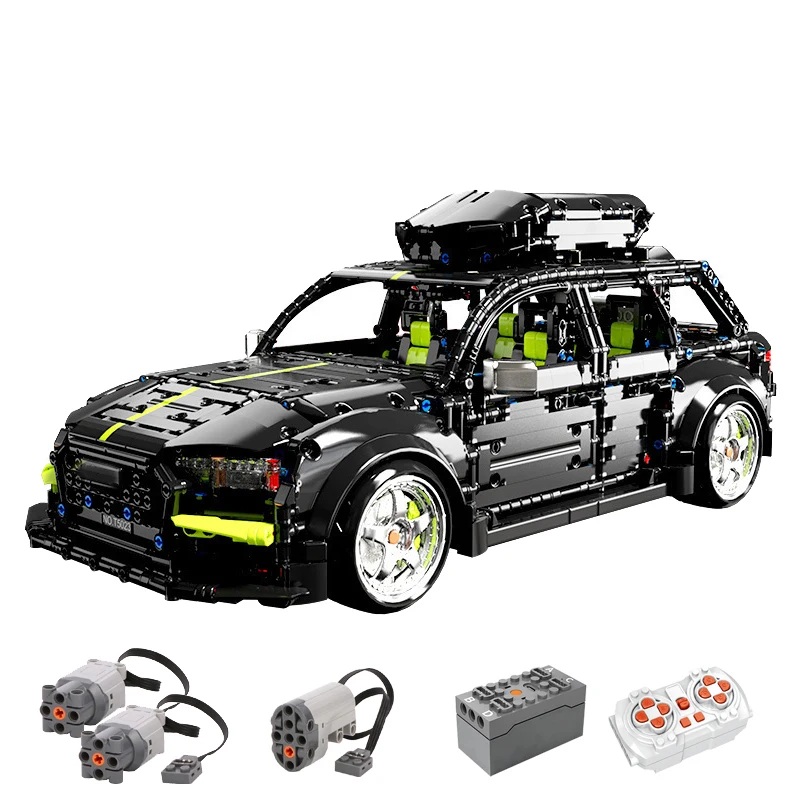 

IN STOCK 1:10 MOC Technical RC Sports Car RS6 Avant Building Blocks Bricks Assembling Model Toys for Children Gift Set