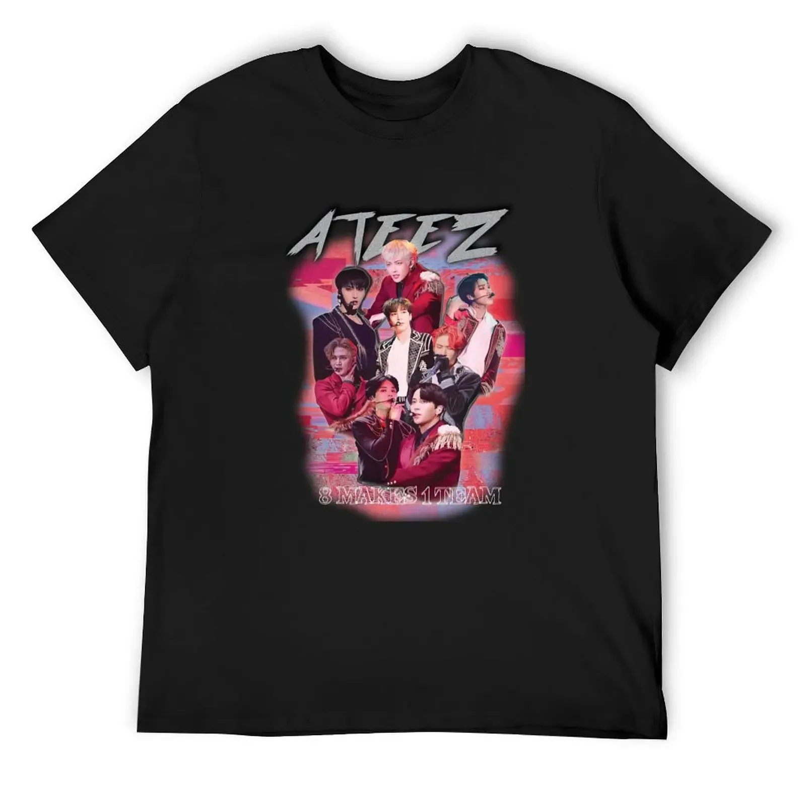 

ATEEZ KPOP MERCH OLD RETRO KNOCK OFF INSPIRED MERCHANDISE T-Shirt Louboutins topping cheap stuff fitted t shirts for men