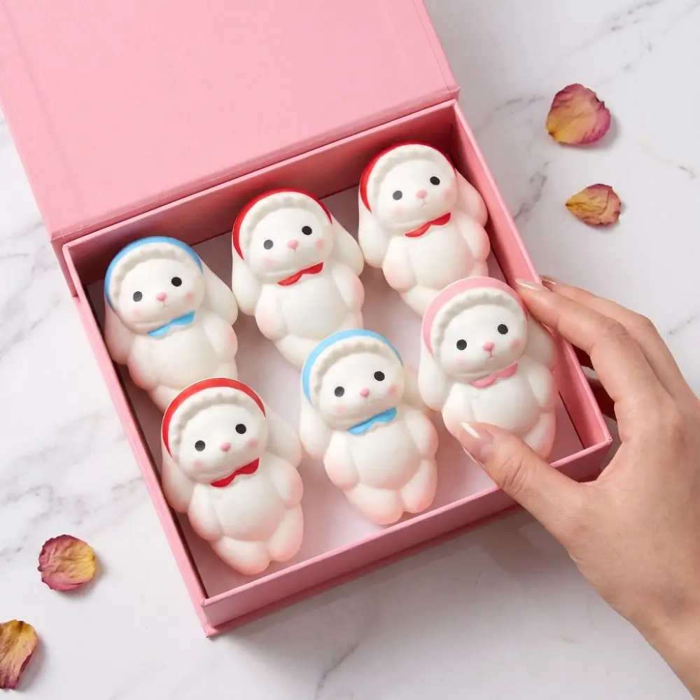 Vent Slow Rebound Rabbit Squishy Slow Rising Super Soft Bunny Squeeze Assorted Colors Cute Rabbit Slow Rising Holiday Gifts