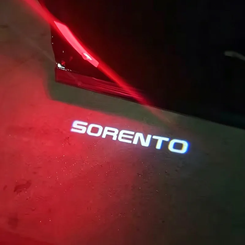 For KIA Car Door Lights LED Door Welcome Lamp Laser Shadow Projector Tools For Sorento UM Prime 2015 2016 2017 2018 2019 2020