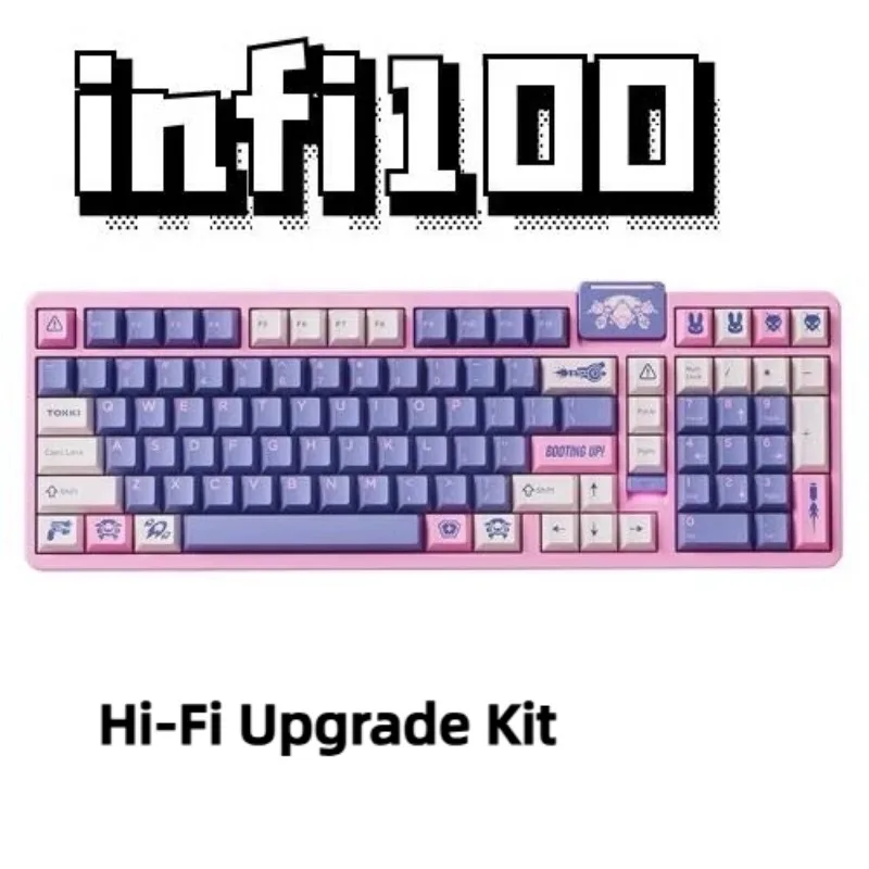 Infi100 Sound Package Custom PORON Sandwich Foam Bottom Foam PET Sound Pad HiFi Sound Kit for Mechanical Keyboard Accessories