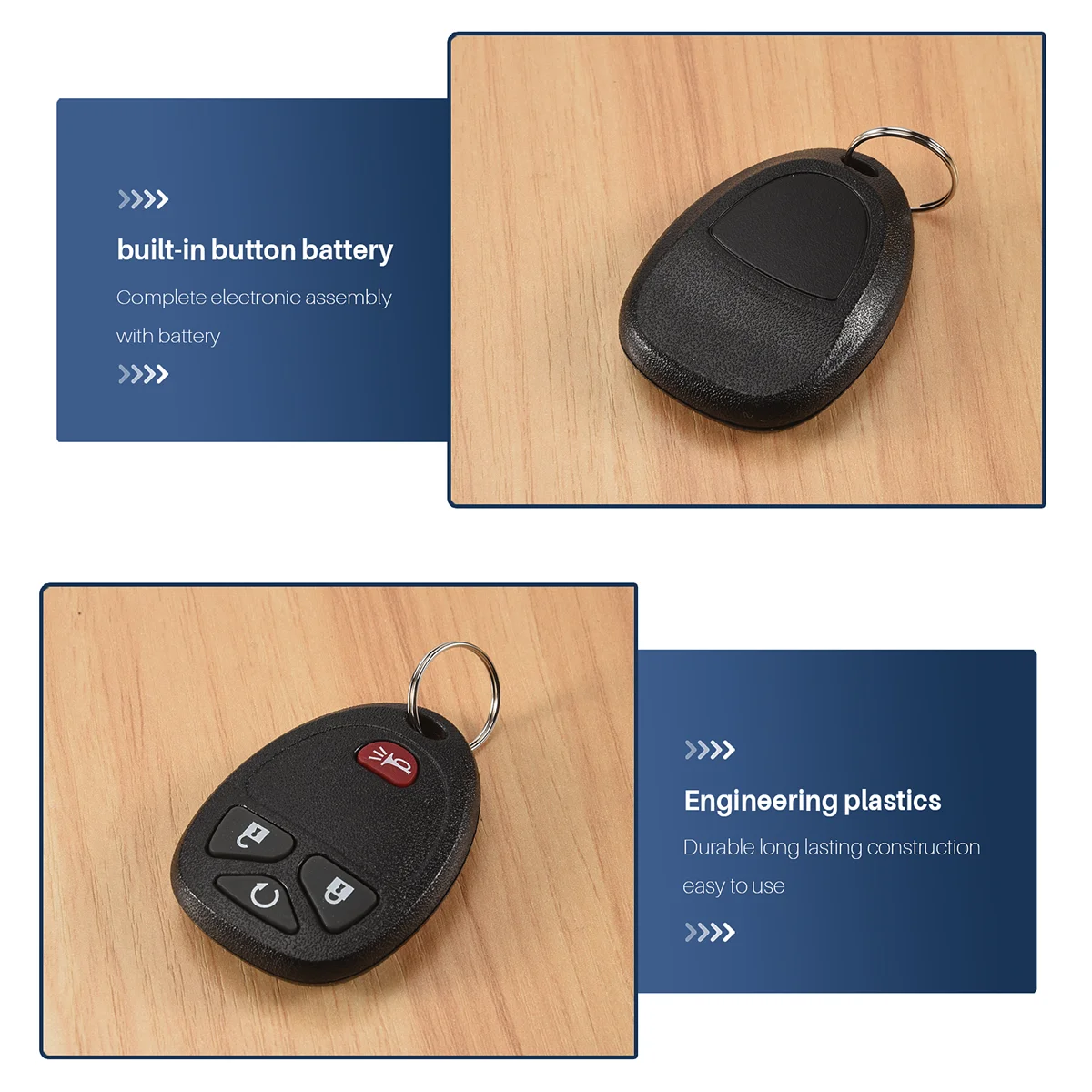 Sleutelhanger Keyless Entry Afstandsbediening Voor/2007-2016, 15913421 Ouc60270