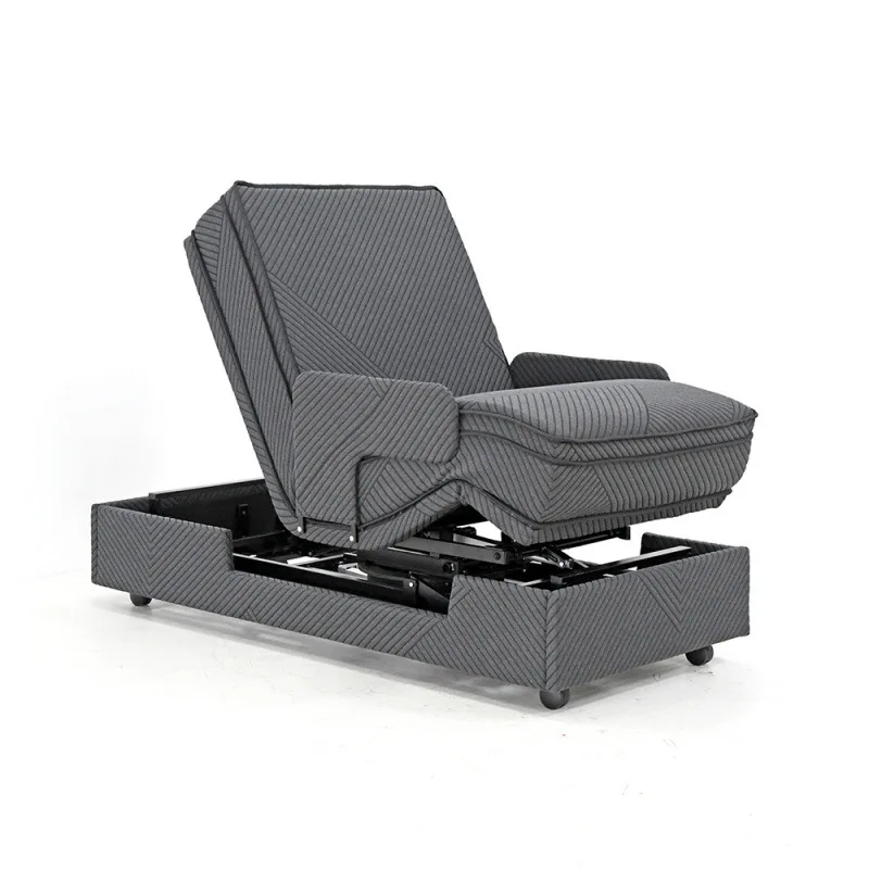 Voice customizable intelligent electric lift five-motor rotation assist get up electric bed