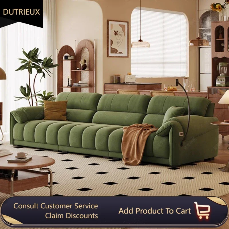 Fabric Simple Multifunctional Sofa Designer Modern High Back Multifunctional Sofa Stretch Relax Salon Meuble Home Furniture