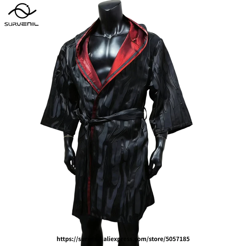 

Боксерский халат с длинными рукавами и капюшоном для мужчин и женщин, для тренировок, спаррингов, соревнований, боевых искусств, бокса, ММА, кикбоксинга