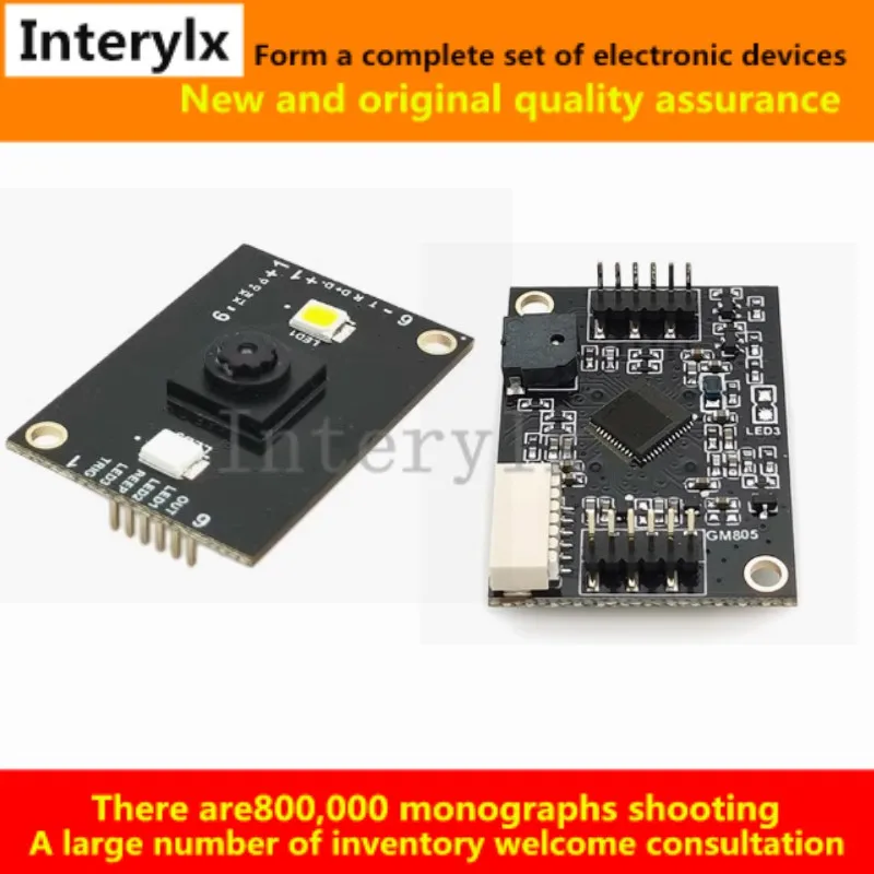 1 stks GM805 Serie UART USB DC5V geïntegreerde scanner zelfbediening code lezen motor barcode QR code module met zoemer licht