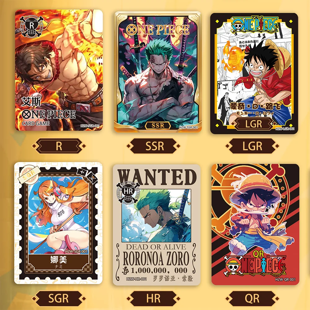 Jeu de cartes à collectionner Anime One Piece, Luffy, Zoro, Sanji Nami, TCG, Booster Box, New Card Collecting