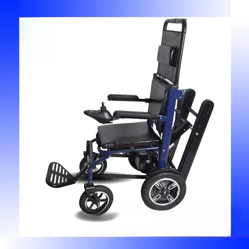 Electric stair stretcher, folding tracks, for ascent and descent, aluminum alloy stair climbing machine