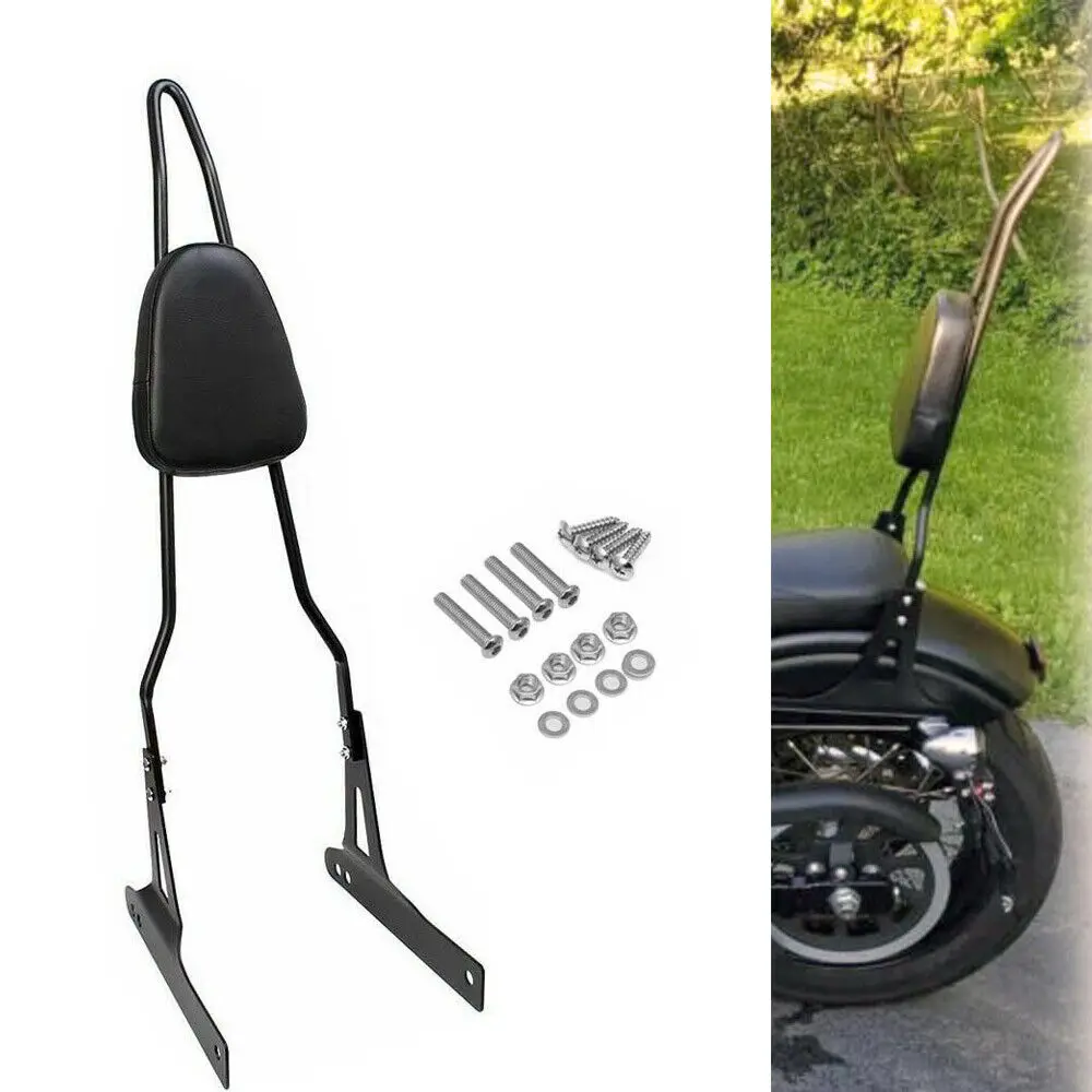 Motorcycle Black Detachable Backrest Sissy Bar with Pad For Harley Dyna Street Bob FXDB 2006-2016 2015 2014 2013 2012