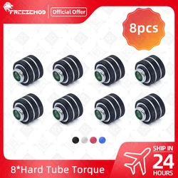 8pcs FREEZEMOD Hand Compression Water Cooler Torque Anti-off Hard Tube Brass Fitting OD 12/14/16mm Pipe G1/4 Connection HYGKN-B