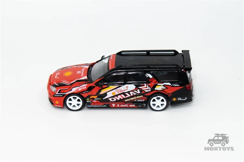 PopRace 1:64 Valino Stagea R34 Pluto Mok DRIFTAGEA 34 HK TOYCAR SALON 2023 EDIZIONE SPECIALE Pressofuso Modello di Auto