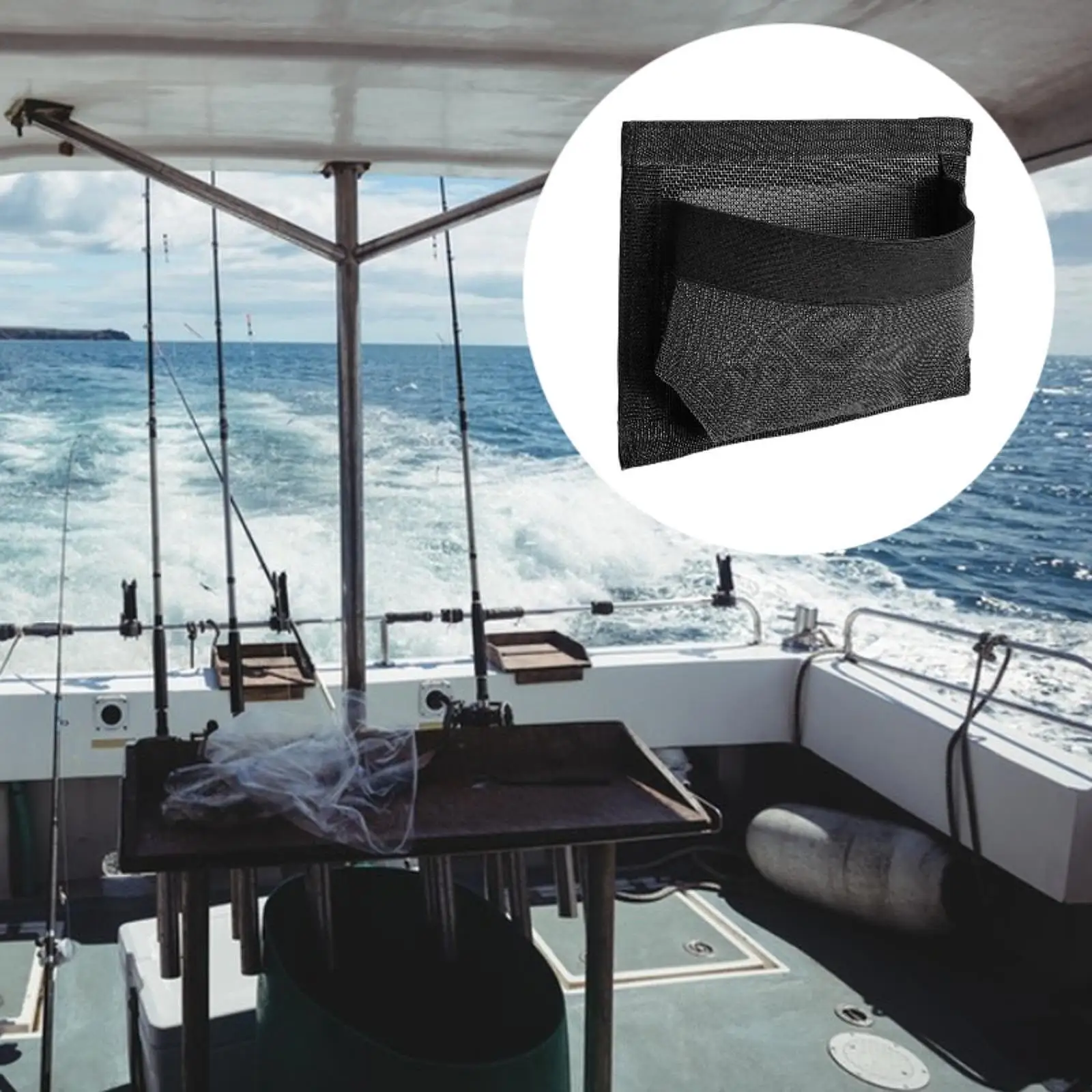 

Сумка для хранения лодок, сетчатая сумка, водонепроницаемая, легкая, самоклеящаяся подложка, универсальная сумка большой вместимости, морской органайзер