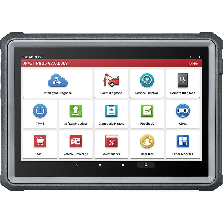 آلة تشخيص أدوات ومعدات السيارات X431 Pro 5 للسيارات PRO5