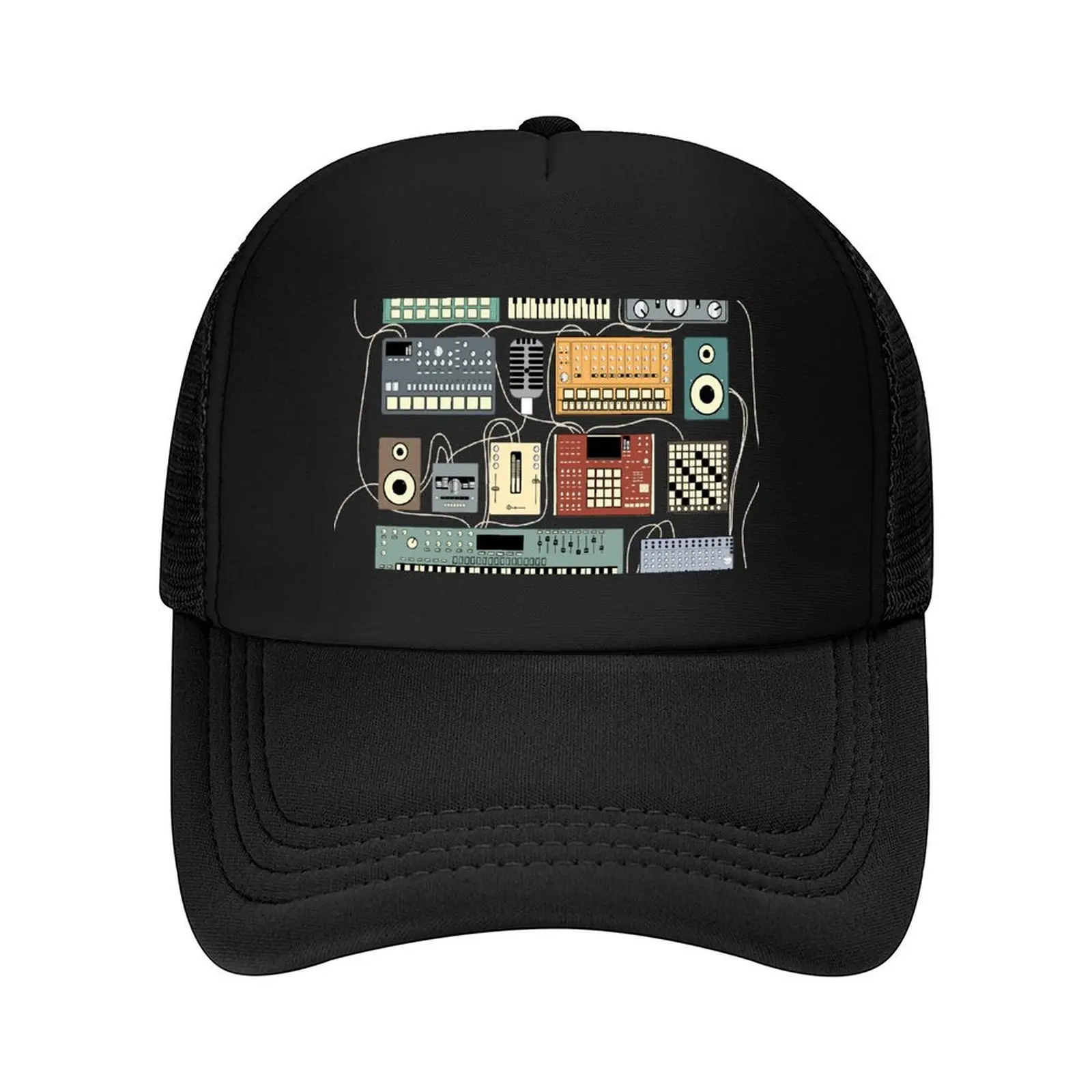 

Electronic musician Synthesizer and Drum Machine Dj Baseball Cap Custom Cap Luxury Brand cute Caps For Men Women's