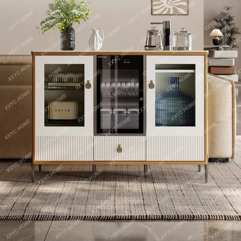 

New automatic tea bar machine integrated dining side cabinet against the wall office tea belt kettle