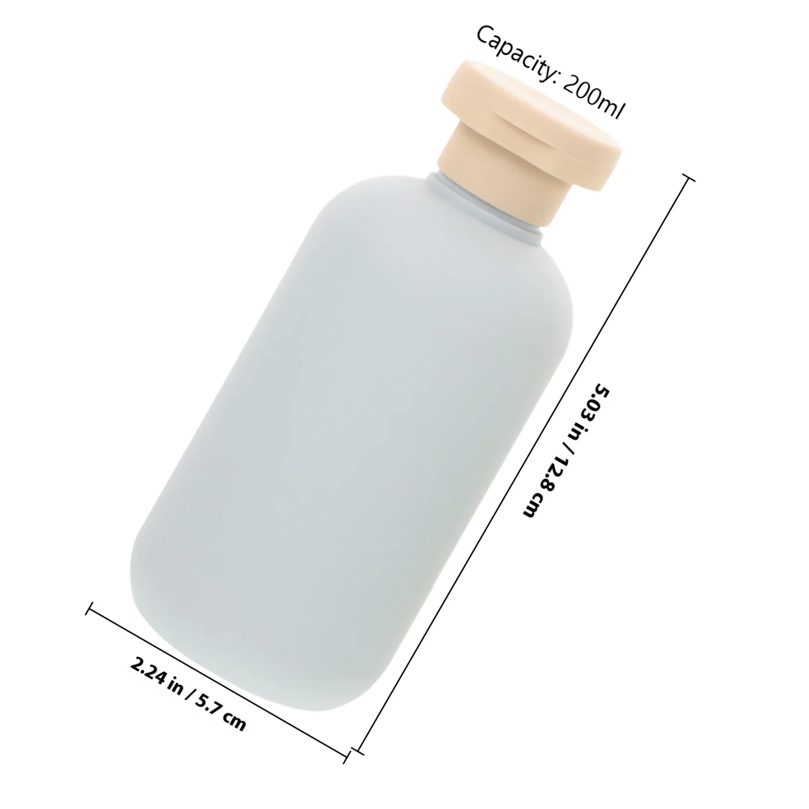 Bouteilles de shampoing avocat 200Ml, 2 pièces, conteneurs de liquide rechargeables de taille voyage pour articles de toilette, distributeur à presser, étanche, personnel