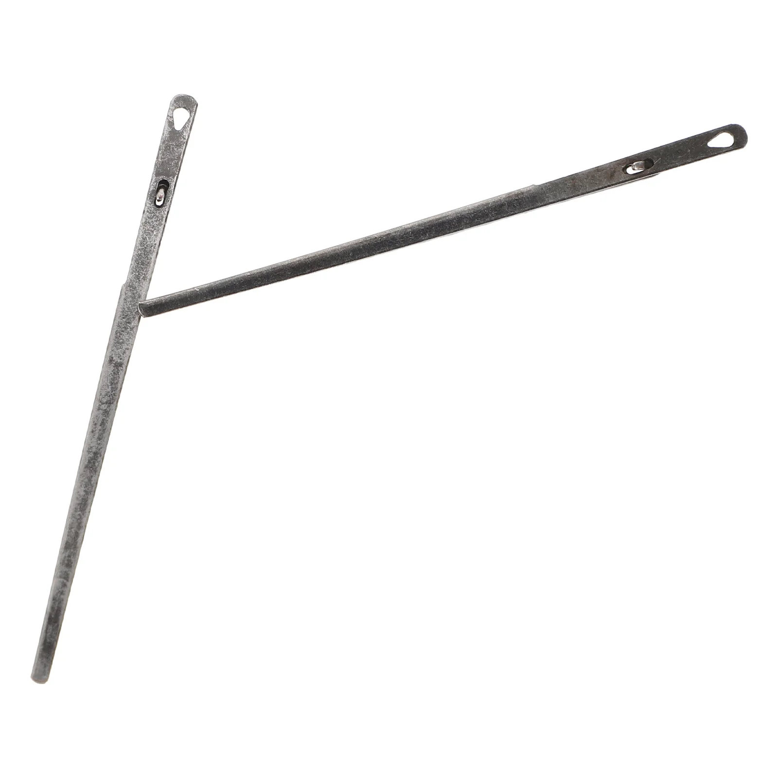 

2Pcs Lacing Needles Heavy Duty Steel Double Hole Flat Head for Sewing Stitching Gloves Boots Equestrian Gear