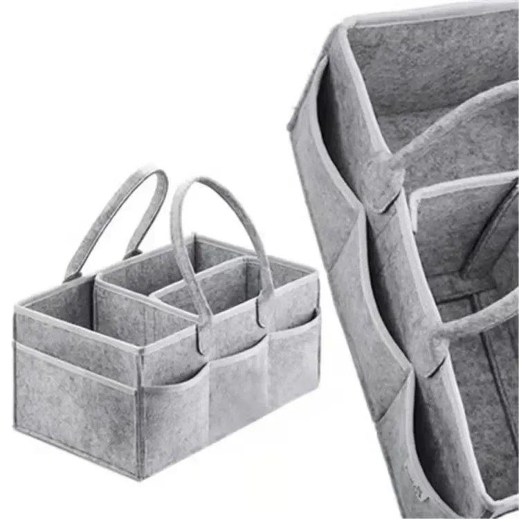 38*23*18cm Organizer Portable Holder Bag  Baby Diaper Caddy for Changing Table and Car  Nursery Essentials Storage Bins