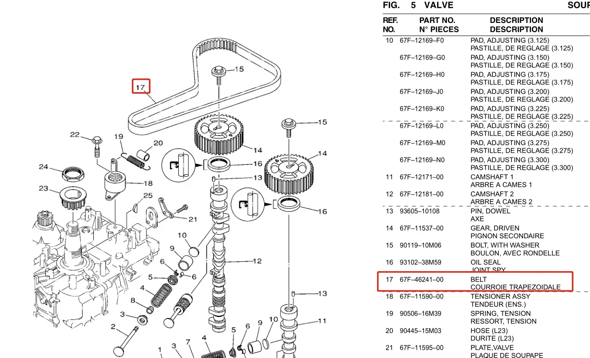 Oversee 67F-46241 مؤقت اشتعال لياماها محرك خارجي 4T F75 F80 F90 F100 F115 Parsun F90 67F-46241-00