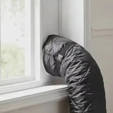 Duct Insulation Sleeve for Portable Air Conditioners Built with Oxford Cloth Outer Layer and Soft Cotton Interior
