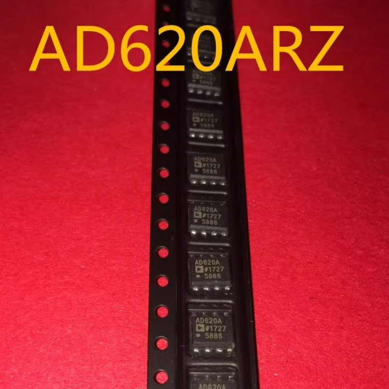 

10PCS/LOT AD620ARZ AD620AR AD620A AD620 INSTRUMENTATION AMPLIFIER, 150 UV OFFSET-MAX, 1 MHz BAND WIDTH, PDSO8,