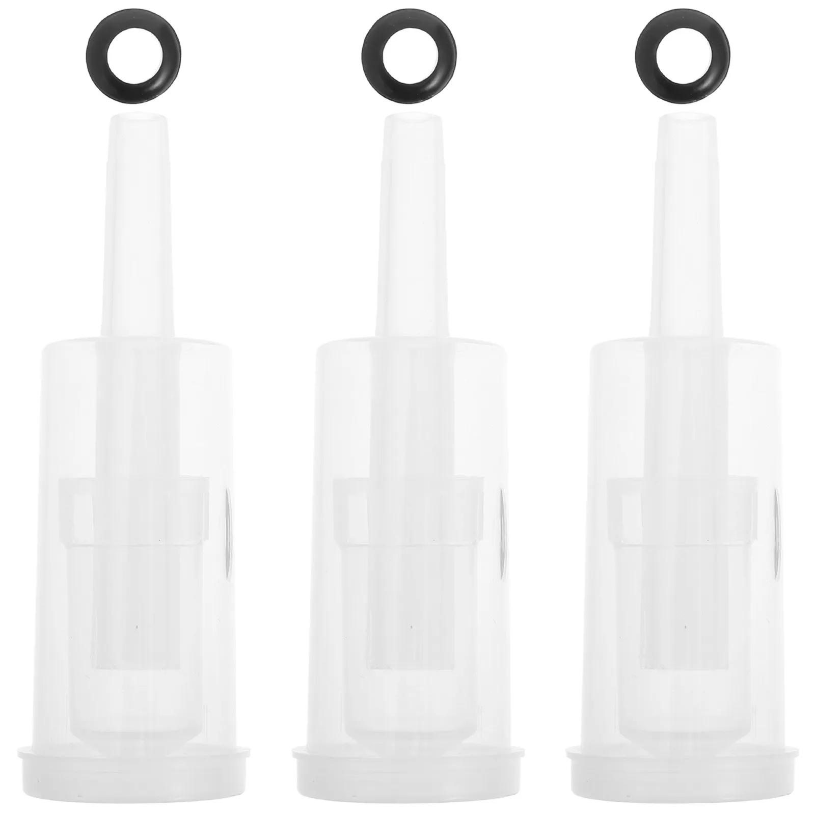 6Pcs Beer Wine Air Locks 3-Piece One-Way Check Valves Assorted Colors Home Brew Accessories Food Preservation Supplies