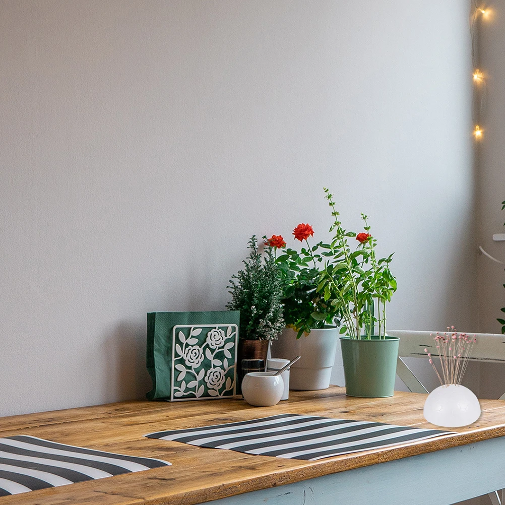 20 piezas medias bolas de espuma DIY soporte para ramo de flores de boda Material artesanal suministros de arreglo Floral accesorio de decoración