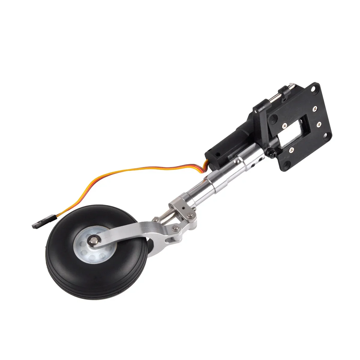 Train d'Atterrissage Électrique Rétractable Sans Servomoteurs, Anti-Vibration, avec Roues, 193mm, pour Avion RC à Flèche Rouge de 1.6m, 1 Ensemble